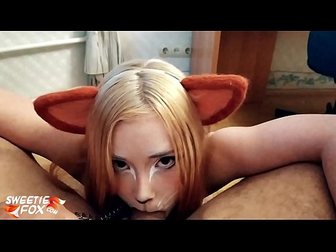 ❤️ 狐狸精吞下鸡巴并在嘴里射精 ️❌ Russian porn
